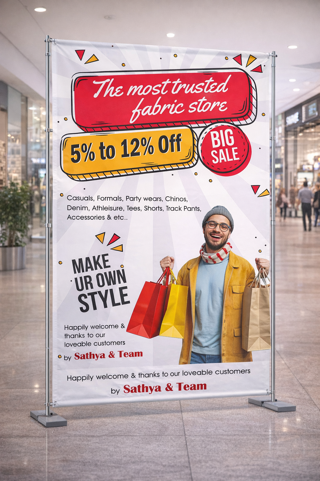 Real estate flex banner