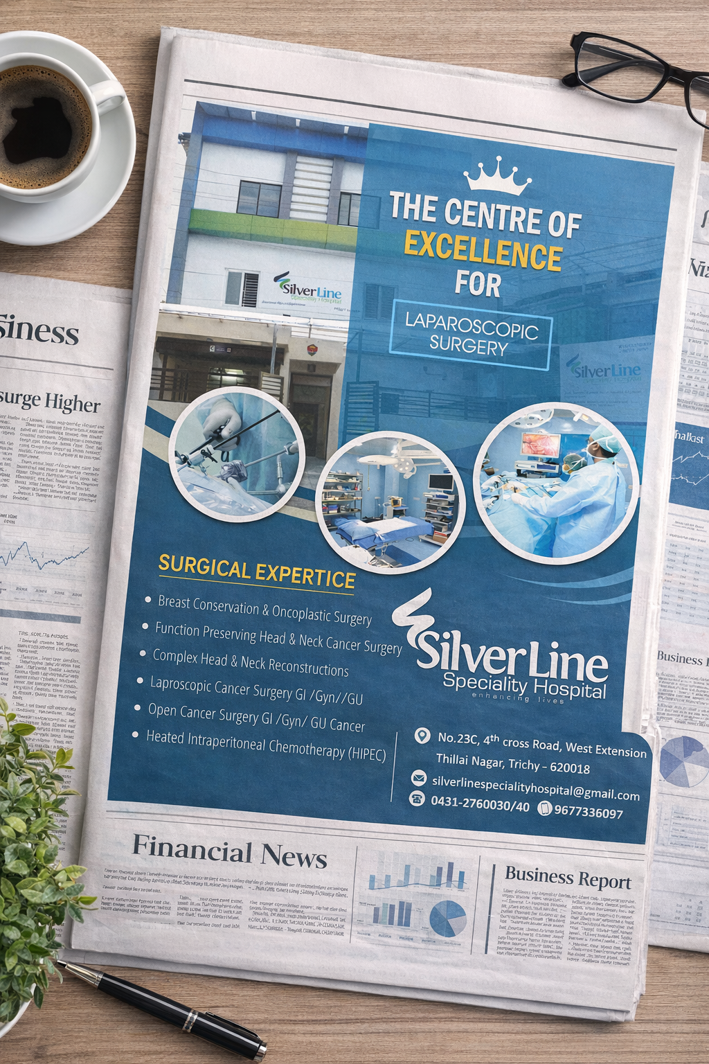 Pink trifold brochure design